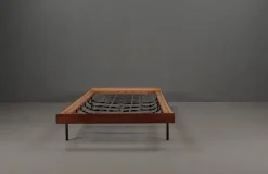 Pamono German Bauhaus Oak Daybed, 1960s><noscript><img width=