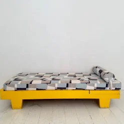 Online Pamono German Bauhaus Yellow Daybed, 1920s