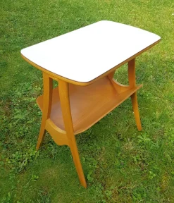 Online Pamono German Beech Magazine Rack from Ilse Möbel, 1950s