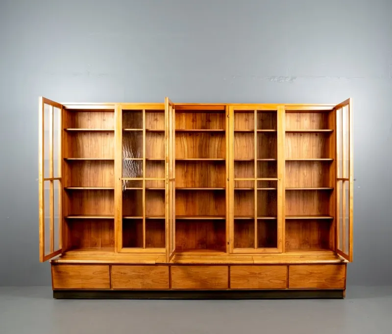 New Pamono German Bookcase Wall Unit from Holsatia, 1930s