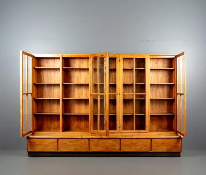 New Pamono German Bookcase Wall Unit from Holsatia, 1930s