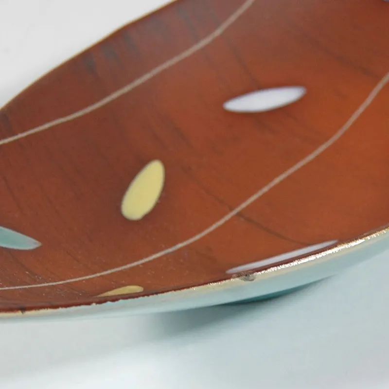 Pamono German Ceramic Dish by Bodo Mans for Bay Keramik, 1960s> Trays
