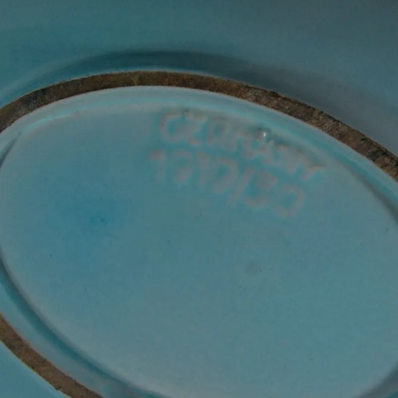 Pamono German Ceramic Dish by Bodo Mans for Bay Keramik, 1960s> Trays