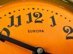 New Pamono German Ceramic Kitchen Wall Clock from Elomatic, Europa, 1960s