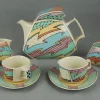 Pamono German Flash Tea Set by Dorothy Hafner for Rosenthal, 1980s, Set of 7> Coffee & Tea Service
