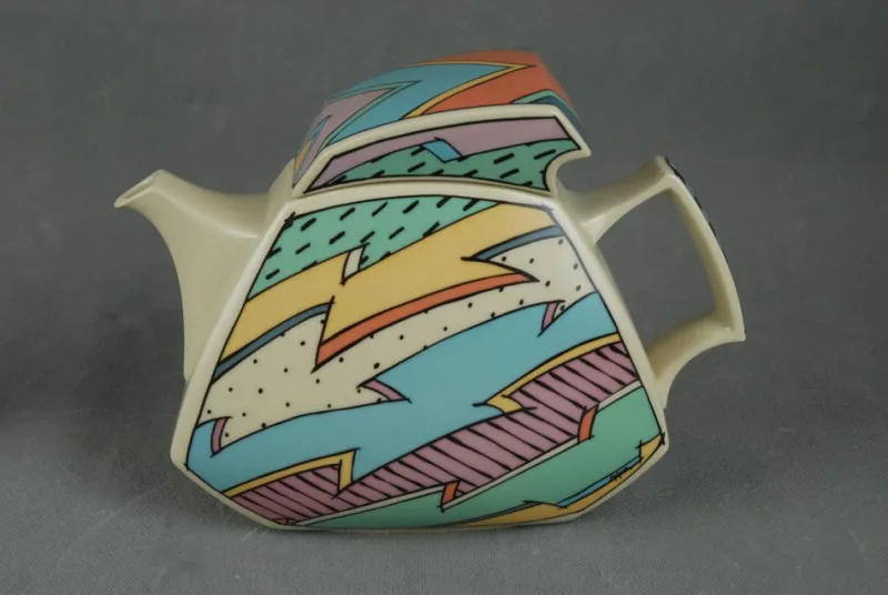 Pamono German Flash Tea Set by Dorothy Hafner for Rosenthal, 1980s, Set of 7> Coffee & Tea Service