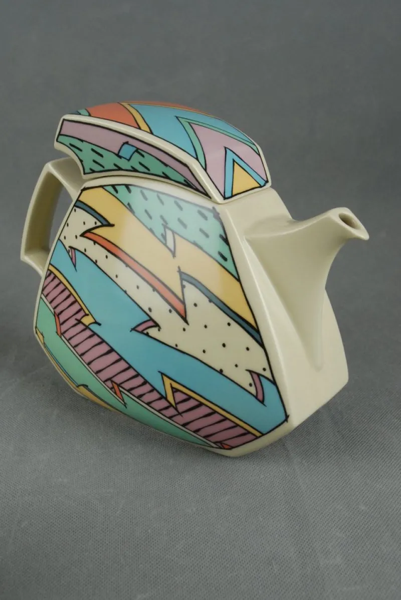 Pamono German Flash Tea Set by Dorothy Hafner for Rosenthal, 1980s, Set of 7> Coffee & Tea Service