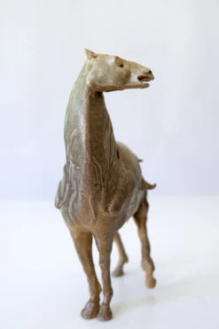 Discount Pamono German Glazed Pottery Horse Sculpture by Harro Frey, 1970s
