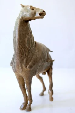 Discount Pamono German Glazed Pottery Horse Sculpture by Harro Frey, 1970s
