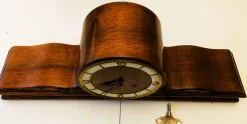 Clearance Pamono German Juba B 14 Mantel Clock, 1920s-1940s
