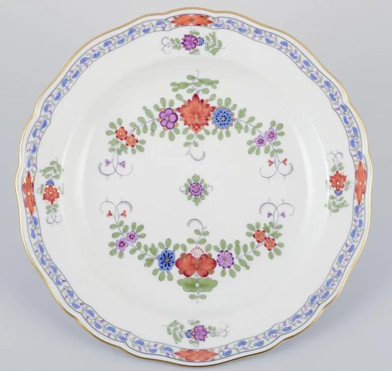 Pamono German Kakiemon Porcelain Plates from Meissen, Set of 2> Dinner Plates & Bowls