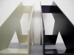 Pamono German Magazine Racks by Walter Zeischegg for Helit, 1970s, Set of 2><noscript><img width=