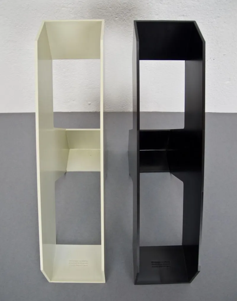 Pamono German Magazine Racks by Walter Zeischegg for Helit, 1970s, Set of 2> Magazine Racks