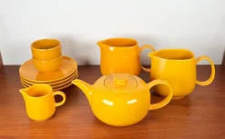 Pamono German Mid-Century Modern Space Age Ceramic Heidelberg Series Tea Service from Melitta, 1960s, Set of 10> Coffee & Tea Service