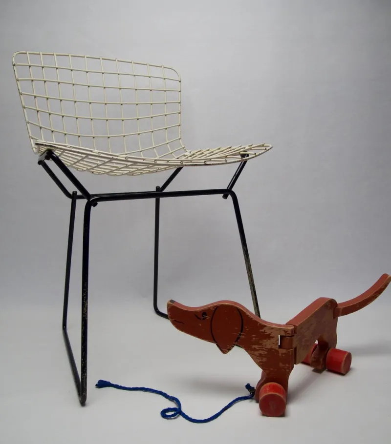 Online Pamono German Model 625 Children's Chair attributed to Harry Bertoia for Knoll International, 1950s