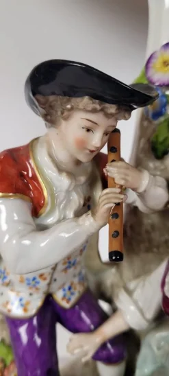 Pamono German Porcelain Centerpiece><noscript><img width=
