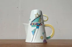 Pamono German Postmodern VIP Collection Teapot or Coffeepot with Cup by Seltmann Weiden, Set of 2> Coffee & Tea Service