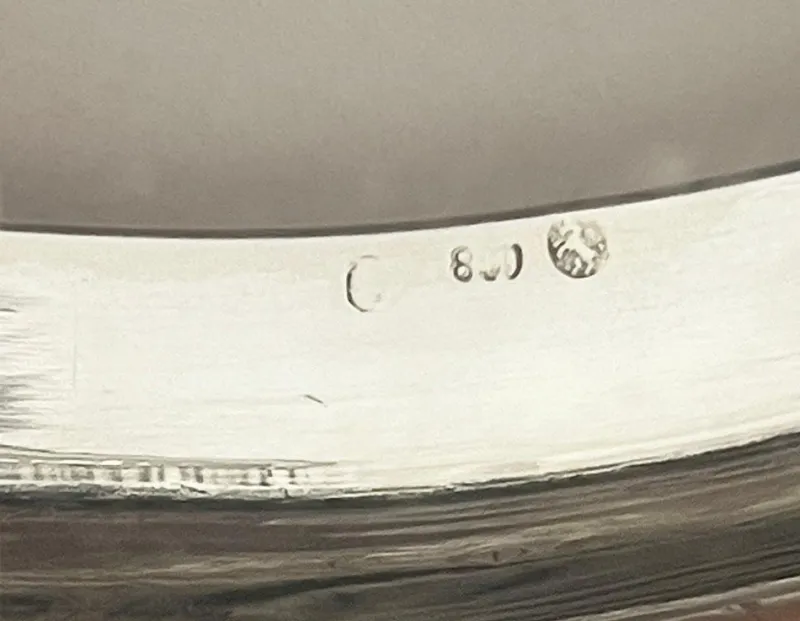Pamono German Silver Salver with Text> Trays