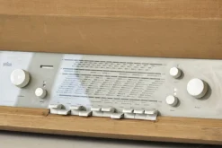 Pamono German Stereo Radio Phono Combination by Hans Gugelot for Braun, 1958><noscript><img width=