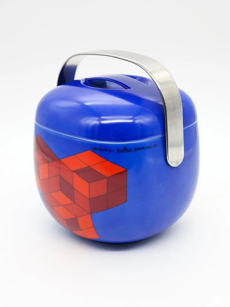 Pamono German Suomi Ice Bucket by Victor Vaserly & Timo Sarpaneva for Rosenthal Studio-Line, 1970s> Ice Buckets & Wine Coolers