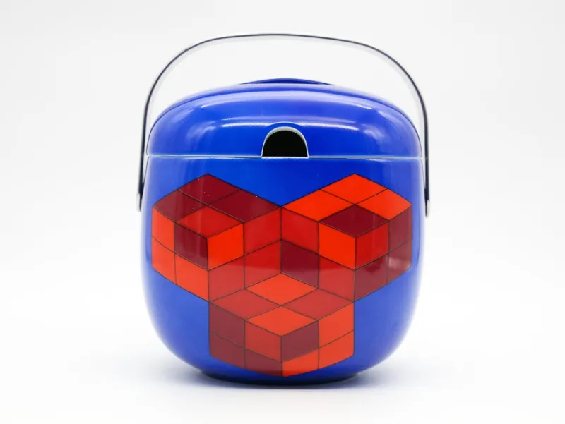 Pamono German Suomi Ice Bucket by Victor Vaserly & Timo Sarpaneva for Rosenthal Studio-Line, 1970s> Ice Buckets & Wine Coolers