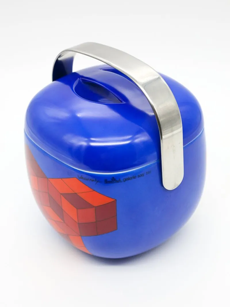 Pamono German Suomi Ice Bucket by Victor Vaserly & Timo Sarpaneva for Rosenthal Studio-Line, 1970s> Ice Buckets & Wine Coolers