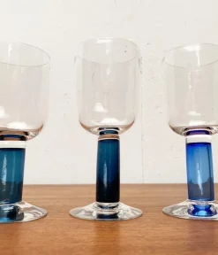 Best Pamono German Wine Glasses by Regina Kaufmann for Glashagen Hütte, Set of 6
