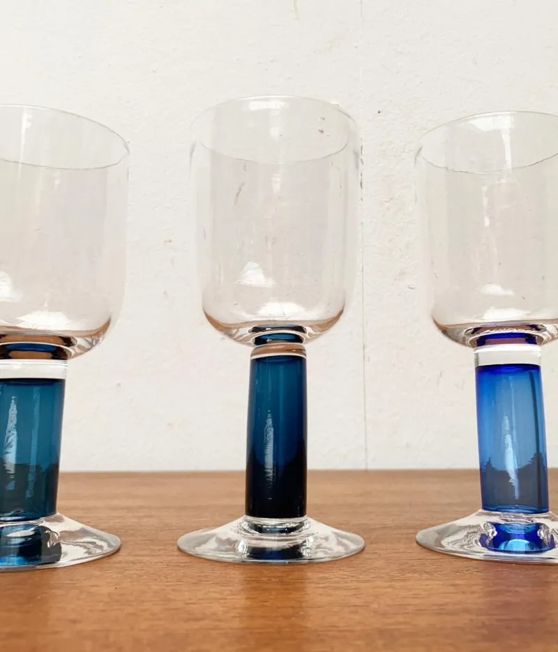 Best Pamono German Wine Glasses by Regina Kaufmann for Glashagen Hütte, Set of 6