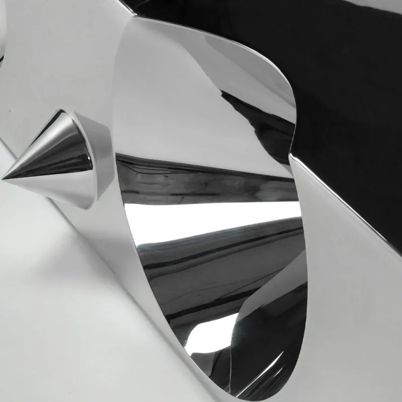 Pamono Get Lost! Bench in Mirror Polished Stainless Steel by Barberini & Gunnell> Seating|Benches
