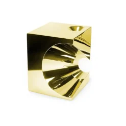 Pamono Get Lost! C4 & C5 Side Tables in Golden Steel by Barberini & Gunnell, Set of 2><noscript><img width=