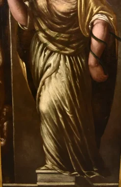 Hot Pamono Giacomo Stella, Allegory of Wisdom, Lady's Portrait, 1600, Oil on Canvas