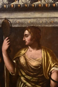 Hot Pamono Giacomo Stella, Allegory of Wisdom, Lady's Portrait, 1600, Oil on Canvas