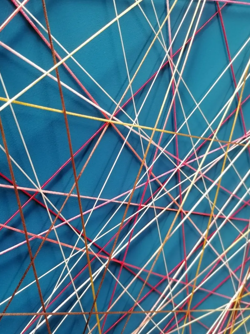 Pamono Gianfranco Visentin, Ciclo delle Corde, 1980, Mixed Media> Abstraction|Painting