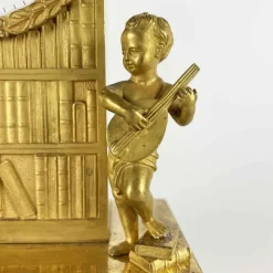 Sale Pamono Gilded Bronze Table Clock, Early 1800s
