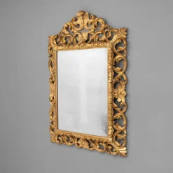 Pamono Gilded Cushion Mirror, 1860s> Mirrors