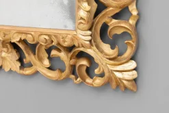 Pamono Gilded Cushion Mirror, 1860s><noscript><img width=