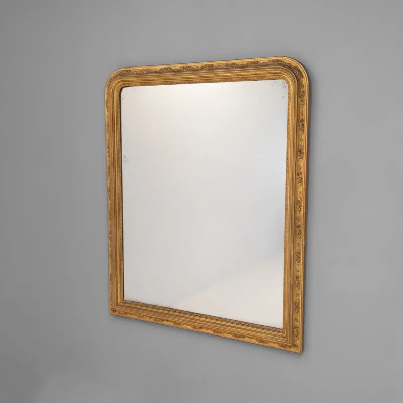 Pamono Gilded Overmantel Mirror, 1860s> Mirrors