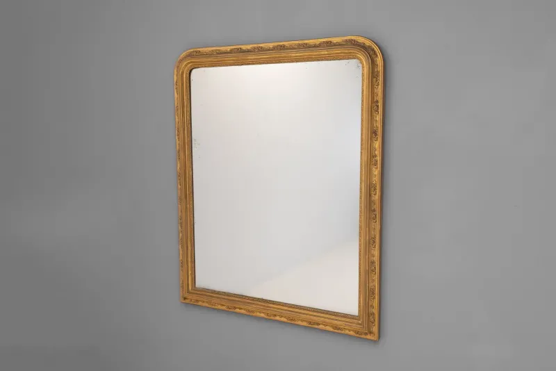 Pamono Gilded Overmantel Mirror, 1860s> Mirrors