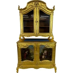 Pamono Gilded Rococo Sideboard, 1900s> Mirrors