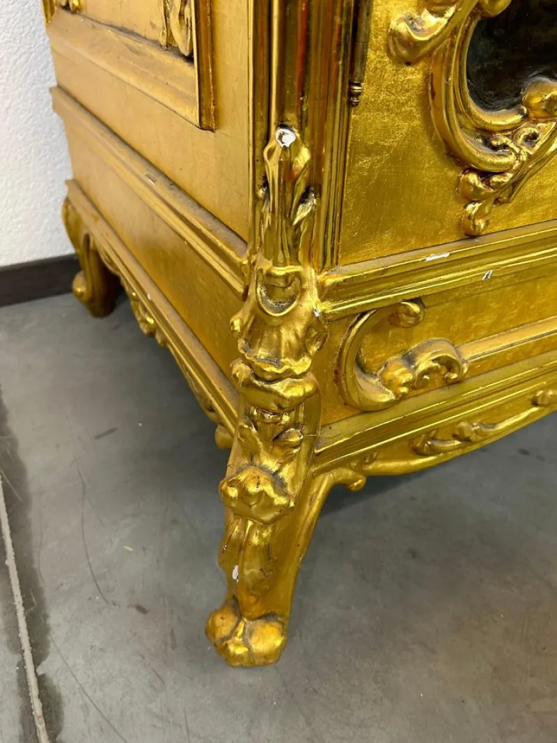 Pamono Gilded Rococo Sideboard, 1900s> Mirrors