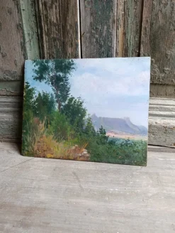 Pamono Gillaz, Landscape, 1950s, Oil Painting on Board> Painting