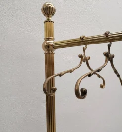 Pamono Gilt Brass Clothing Rail by Milo Baughman, Italy, 1970s><noscript><img width=