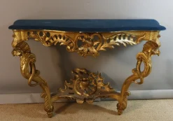 Best Pamono Gilt Wood Console Table
