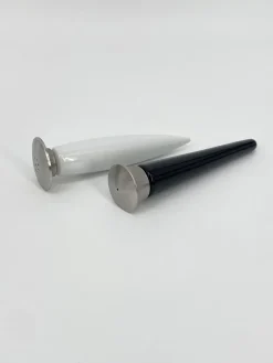 Pamono Ginger & Fred Salt and Pepper Shakers by Michele De Lucchi for Rosenthal, Germany, 1990s, Set of 2><noscript><img width=