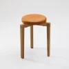 Pamono Gio Cognac Stool by Enrico Tonucci> Seating