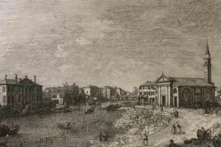 Pamono Giovanni Antonio Canal (Canaletto), Al Dolo, Etching, 1735/44> Old Masters