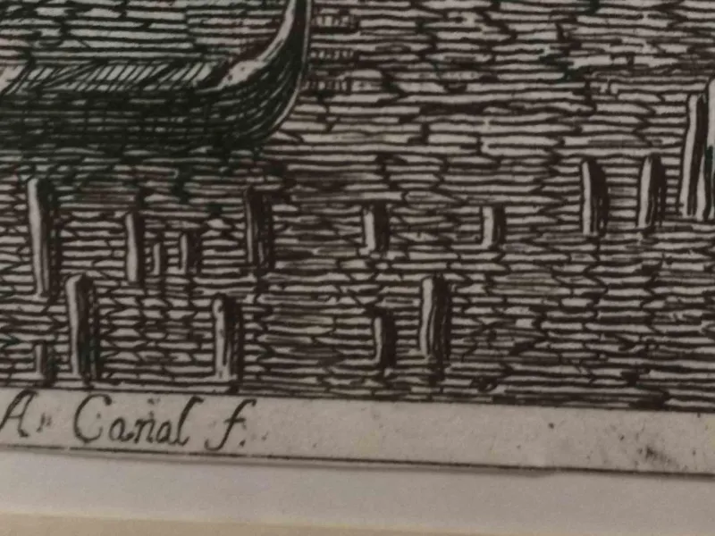 Pamono Giovanni Antonio Canal (Canaletto), Al Dolo, Etching, 1735/44> Old Masters