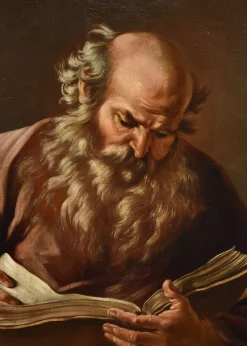 Pamono Giovanni Battista Beinaschi, Portrait of the Philosopher Heraclitus, 1670, Oil on Canvas><noscript><img width=