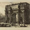 Pamono Giovanni Battista Piranesi, View of the Arch of Constantine, Etching, 19th Century> Classical
