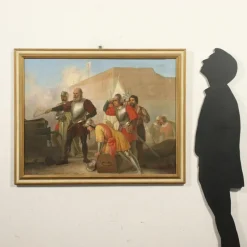 Outlet Pamono Giovanni Boni, Oil on Canvas
